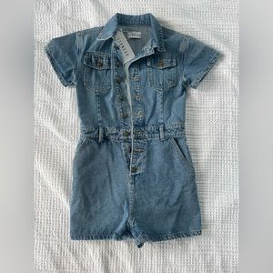 Lioness denim romper